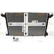 Radiateur, refroidissement du moteur HELLA 8MK 376 990-031 - Visuel 2