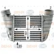 Intercooler, échangeur HELLA 8ML 376 700-061 - Visuel 1