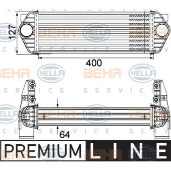 Intercooler, échangeur HELLA