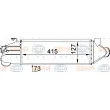Intercooler, échangeur HELLA 8ML 376 746-631 - Visuel 1