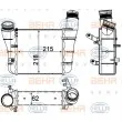 Intercooler, échangeur HELLA 8ML 376 776-081 - Visuel 2