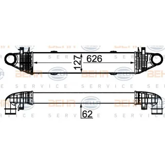 Intercooler, échangeur HELLA