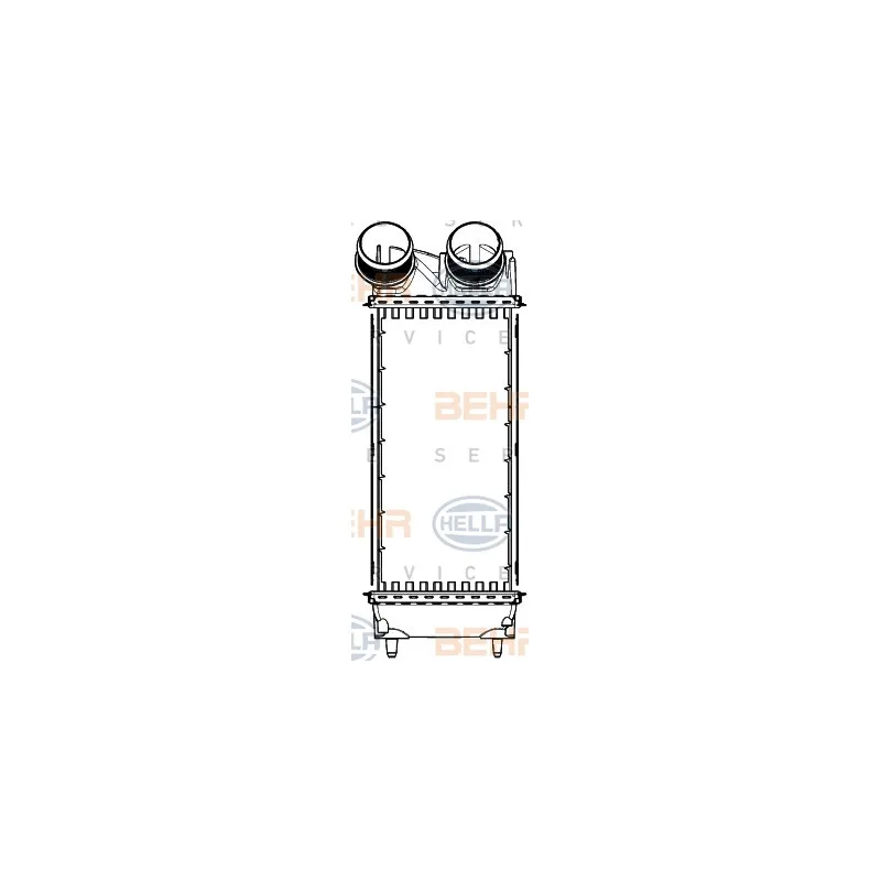 Intercooler, échangeur HELLA 8ML 376 777-351