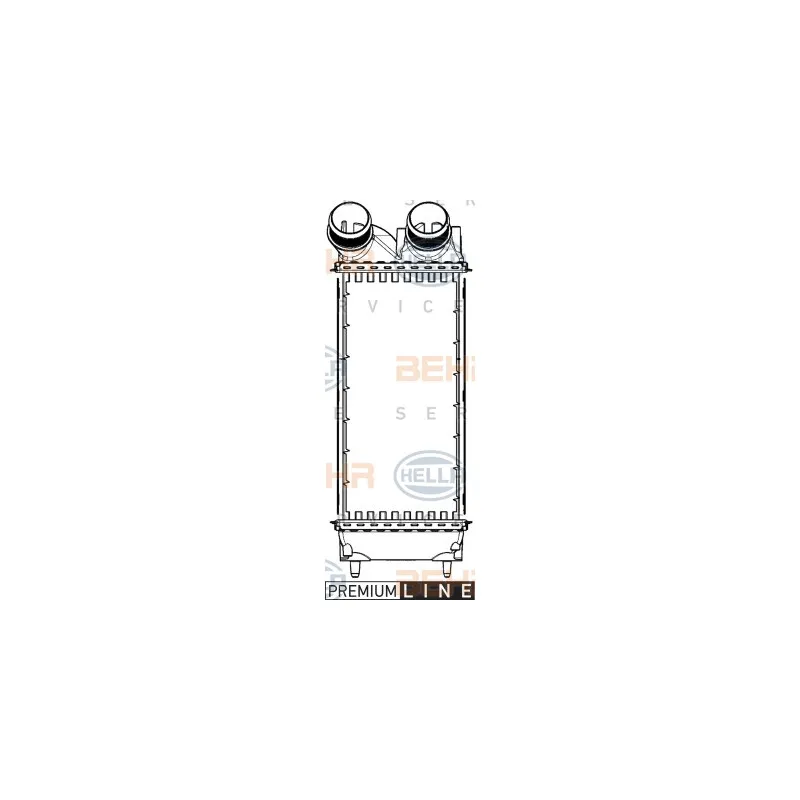 Intercooler, échangeur HELLA 8ML 376 777-361