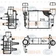Intercooler, échangeur HELLA 8ML 376 783-581 - Visuel 1
