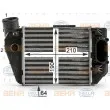 Intercooler, échangeur HELLA 8ML 376 900-381 - Visuel 1