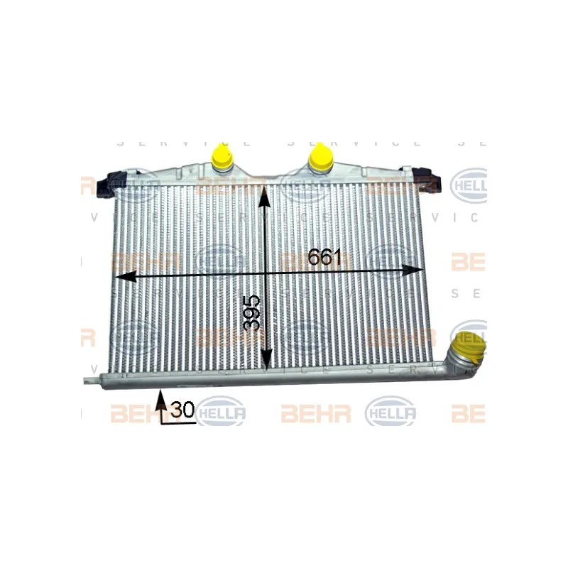 Intercooler, échangeur HELLA 8ML 376 910-321