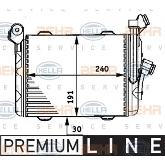 Radiateur d'huile HELLA 8MO 376 726-011