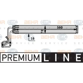 Radiateur d'huile, direction HELLA 8MO 376 726-301