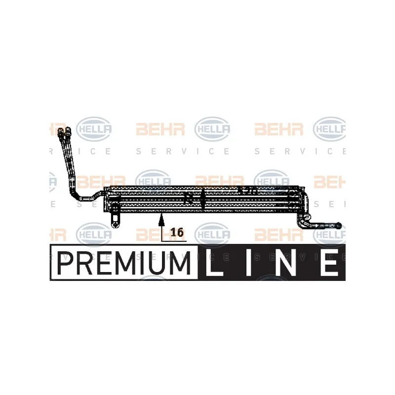 Radiateur d'huile, direction HELLA 8MO 376 726-361