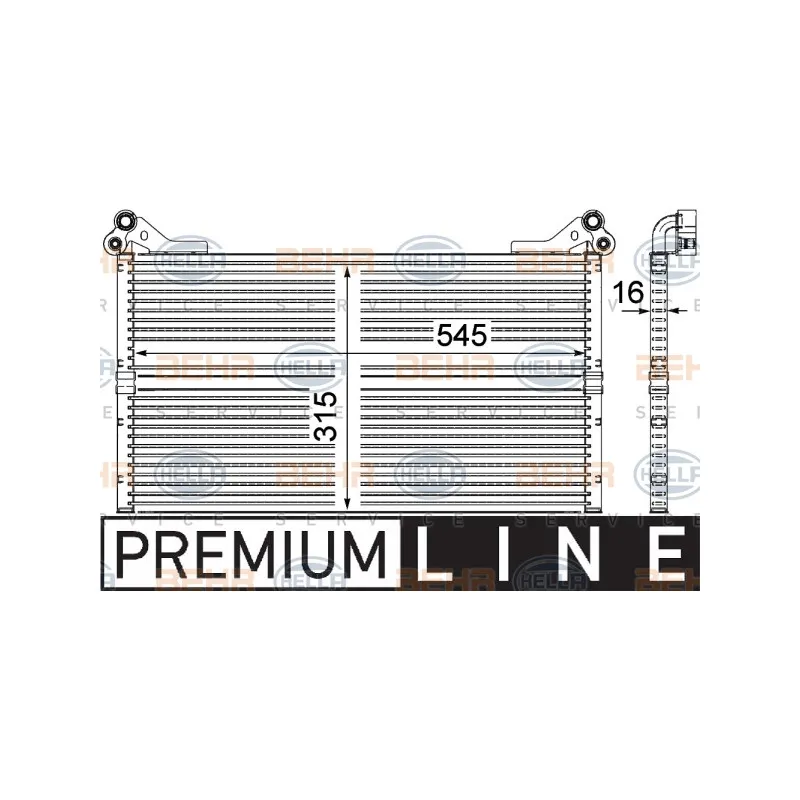 Radiateur d'huile HELLA 8MO 376 750-751