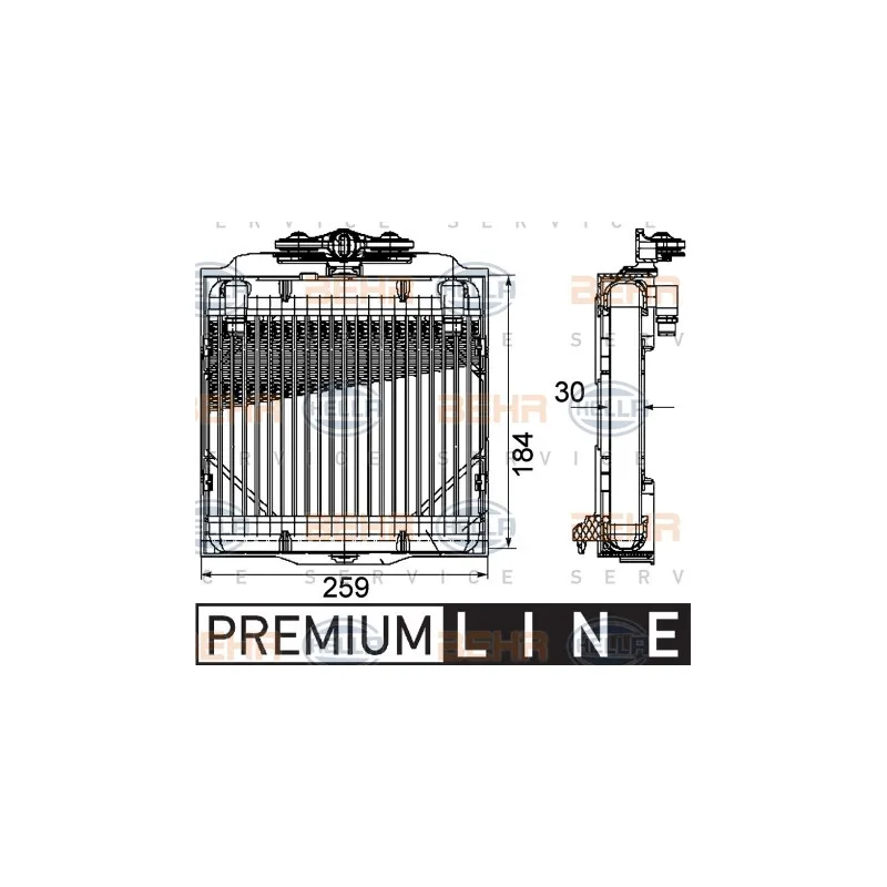 Radiateur d'huile de boîte automatique HELLA 8MO 376 753-571