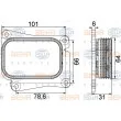 Radiateur d'huile HELLA 8MO 376 756-734 - Visuel 1