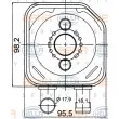 Radiateur d'huile HELLA 8MO 376 778-051 - Visuel 2
