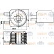 Radiateur d'huile HELLA 8MO 376 783-791 - Visuel 1