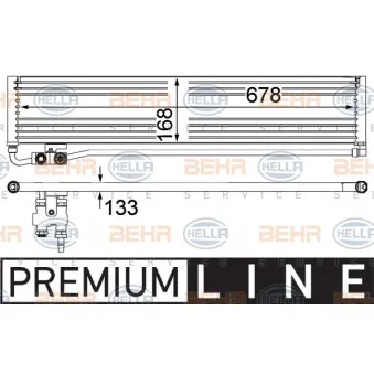 Radiateur d'huile de boîte automatique HELLA 8MO 376 999-561