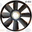 Roue du souffleur, refroidissementdu moteur HELLA 8MV 376 702-001 - Visuel 1