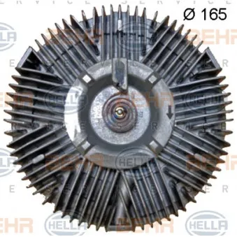 Embrayage, ventilateur de radiateur HELLA 8MV 376 702-031