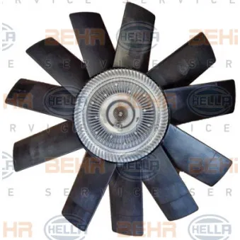 Ventilateur, refroidissement du moteur HELLA 8MV 376 702-081