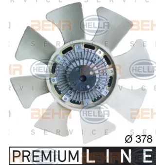 Ventilateur, refroidissement du moteur HELLA 8MV 376 734-301