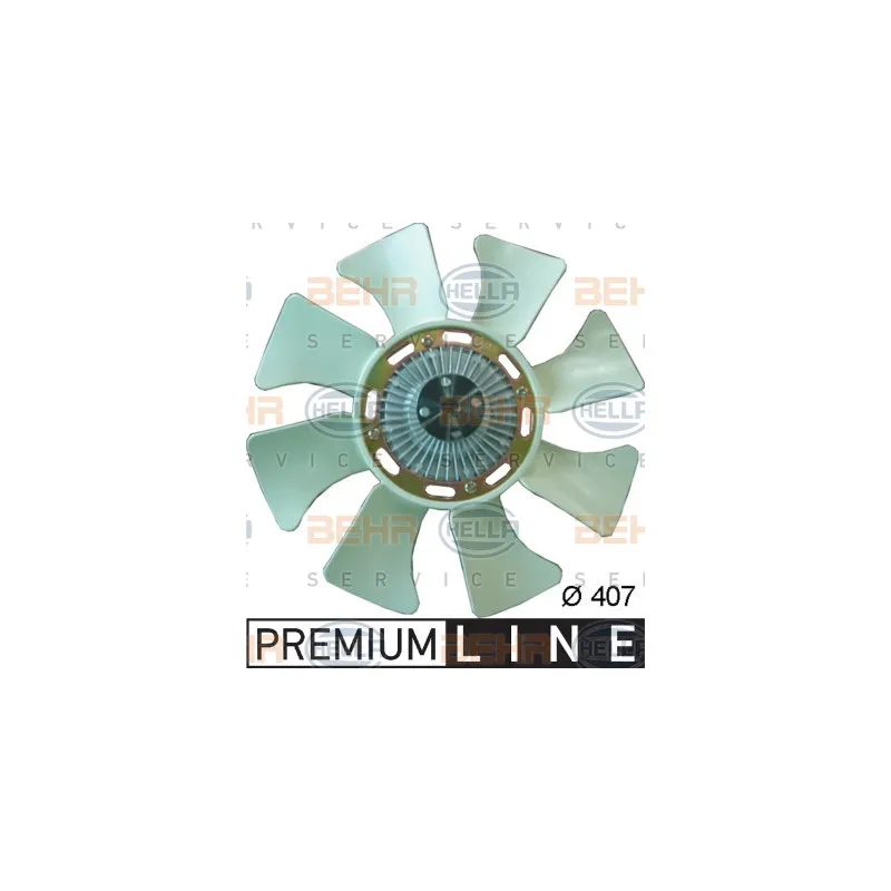 Ventilateur, refroidissement du moteur HELLA 8MV 376 734-311