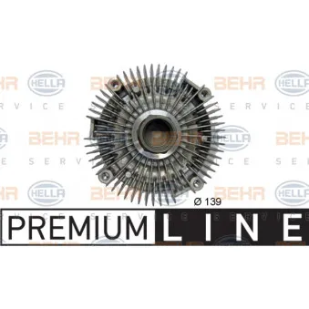 Embrayage, ventilateur de radiateur HELLA 8MV 376 757-591