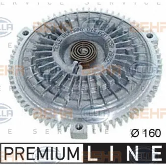 Embrayage, ventilateur de radiateur HELLA