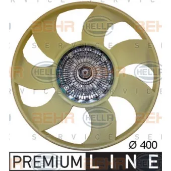 Ventilateur, refroidissement du moteur HELLA 8MV 376 757-711