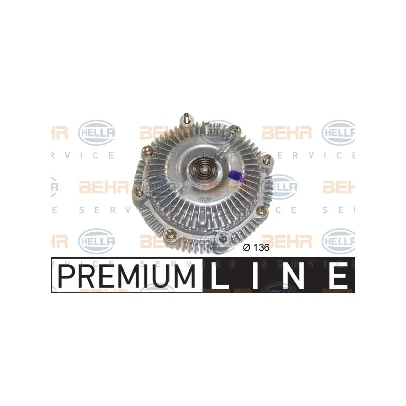 Embrayage, ventilateur de radiateur HELLA 8MV 376 758-601