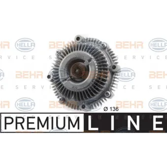 Embrayage, ventilateur de radiateur HELLA 8MV 376 758-611