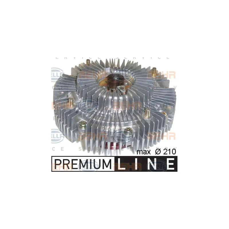 Embrayage, ventilateur de radiateur HELLA 8MV 376 758-651