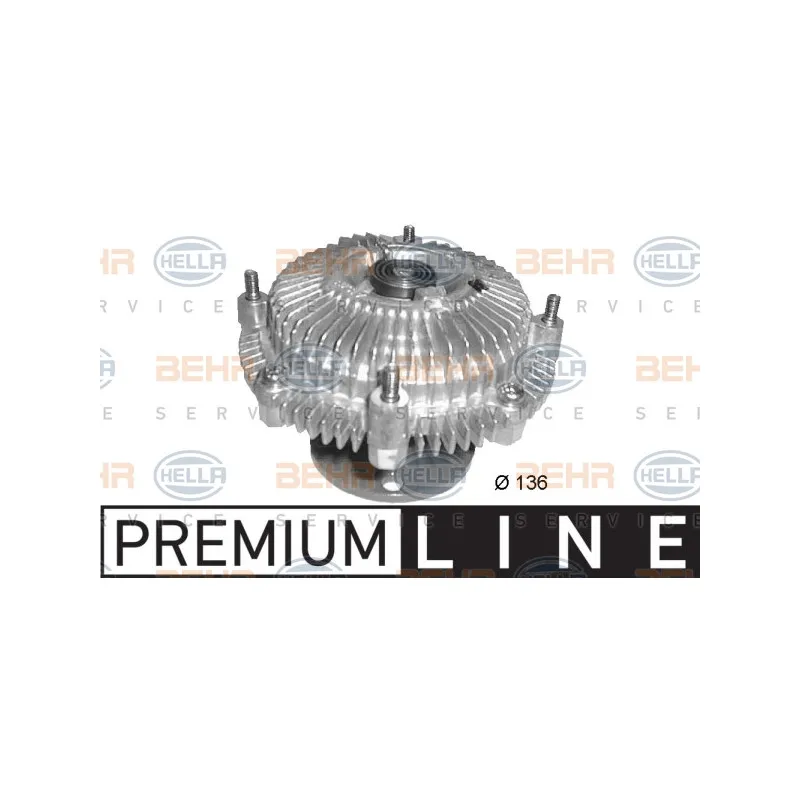 Embrayage, ventilateur de radiateur HELLA 8MV 376 758-661