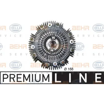 Embrayage, ventilateur de radiateur HELLA 8MV 376 758-691