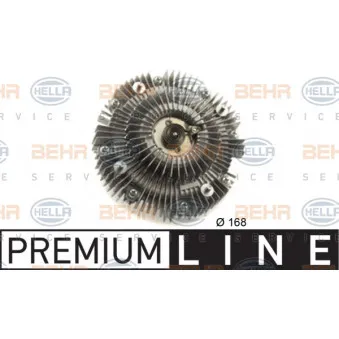 Embrayage, ventilateur de radiateur HELLA 8MV 376 758-701