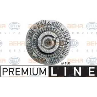Embrayage, ventilateur de radiateur HELLA 8MV 376 758-711