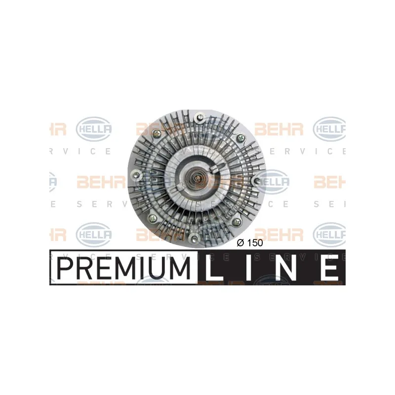 Embrayage, ventilateur de radiateur HELLA 8MV 376 758-711