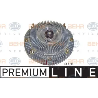 Embrayage, ventilateur de radiateur HELLA 8MV 376 758-741