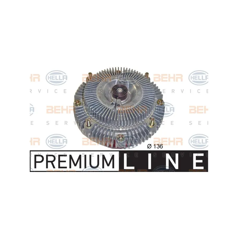 Embrayage, ventilateur de radiateur HELLA 8MV 376 758-741