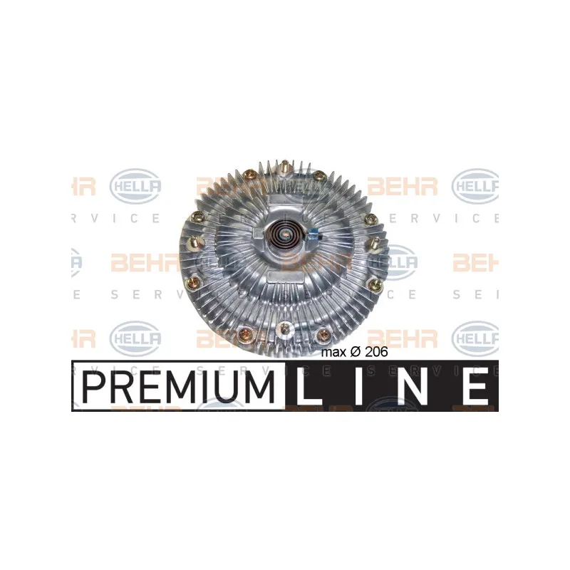 Embrayage, ventilateur de radiateur HELLA 8MV 376 758-761