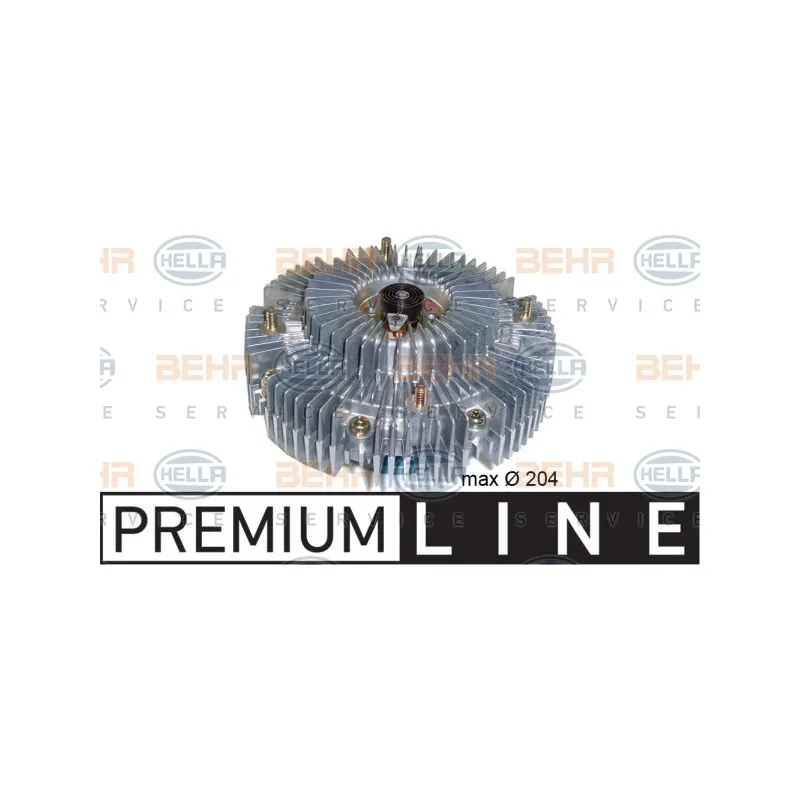 Embrayage, ventilateur de radiateur HELLA 8MV 376 758-771