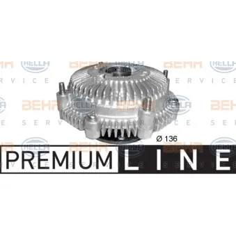 Embrayage, ventilateur de radiateur HELLA 8MV 376 791-021