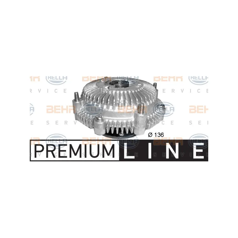 Embrayage, ventilateur de radiateur HELLA 8MV 376 791-021