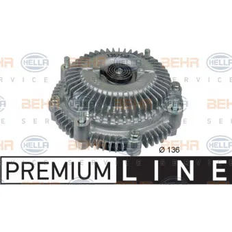 Embrayage, ventilateur de radiateur HELLA 8MV 376 791-121