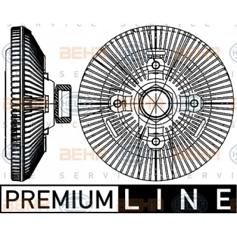 Embrayage, ventilateur de radiateur HELLA 8MV 376 906-691
