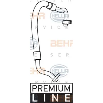 Conduite à basse pression, climatisation HELLA 9GS 351 337-481