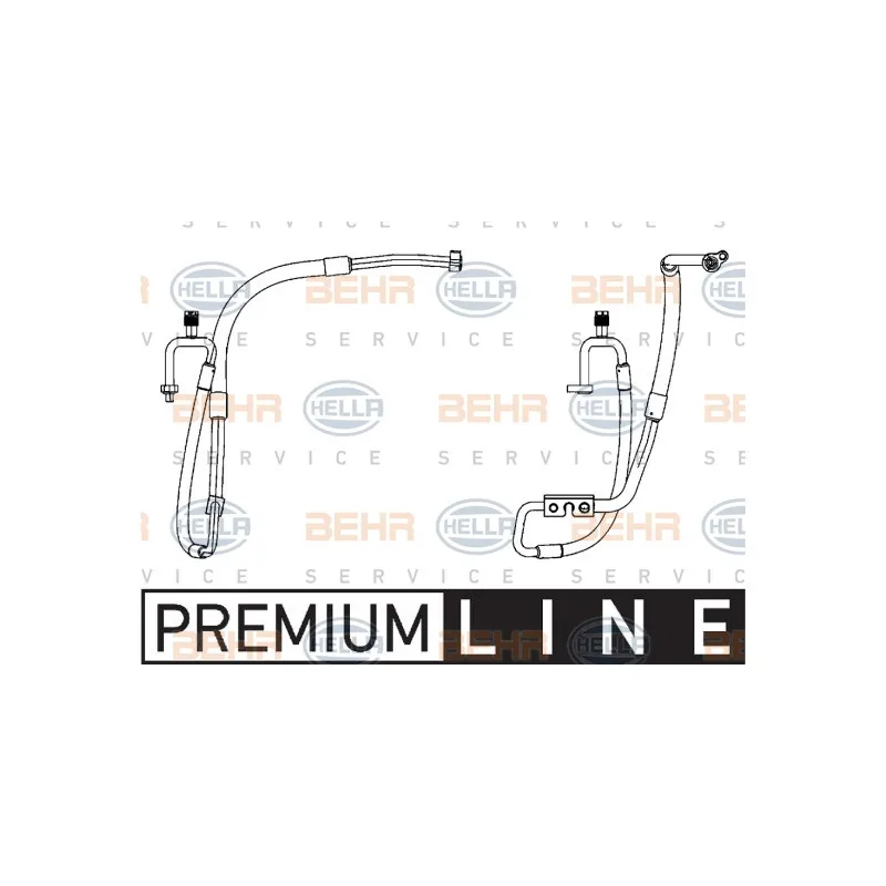 Conduite à haute/basse pression, climatisation HELLA 9GS 351 338-391