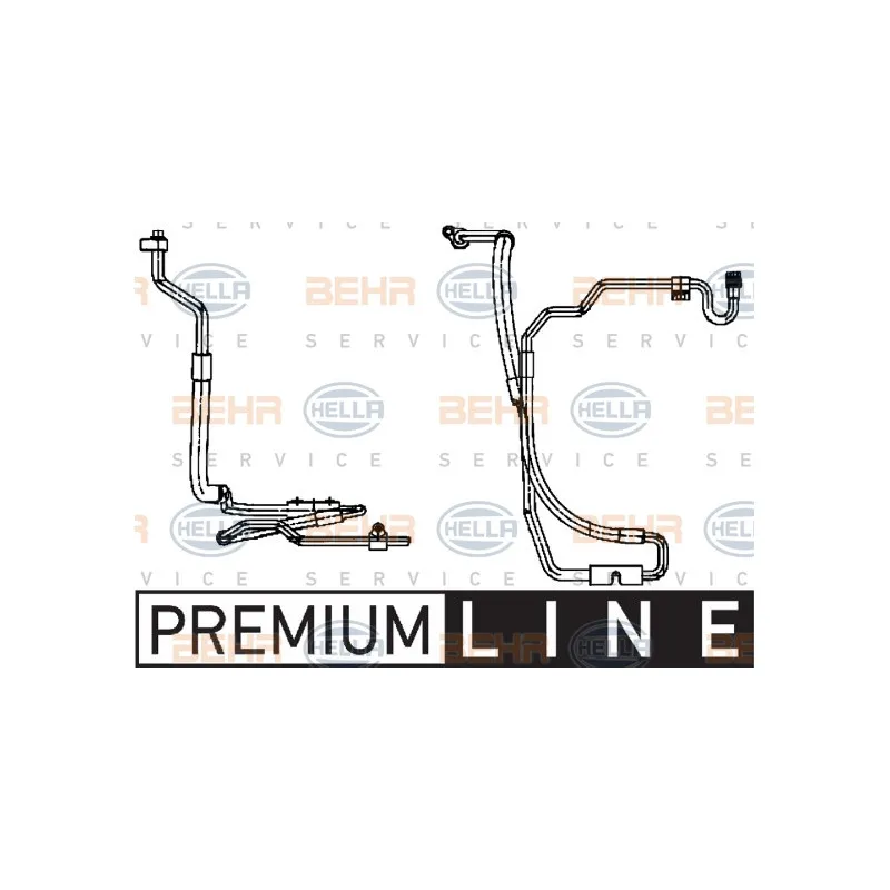 Conduite à haute/basse pression, climatisation HELLA 9GS 351 338-411