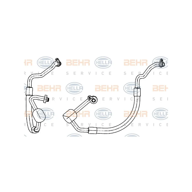 Conduite à basse pression, climatisation HELLA 9GS 351 338-511