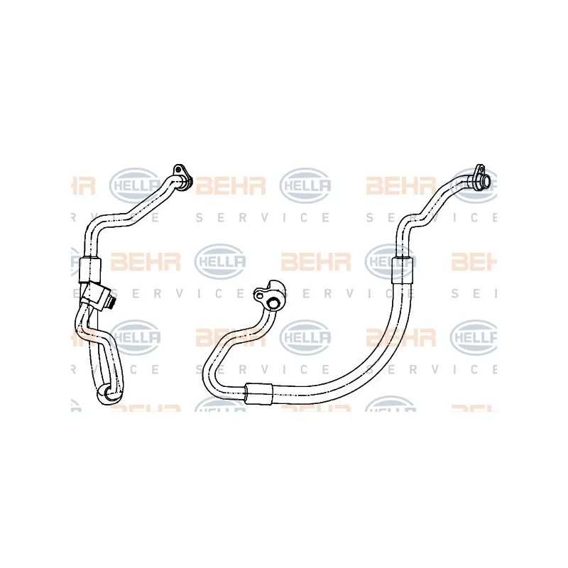 Conduite à basse pression, climatisation HELLA 9GS 351 338-601
