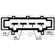Résistance, pulseur d'air habitacle HELLA 9ML 351 332-371 - Visuel 2